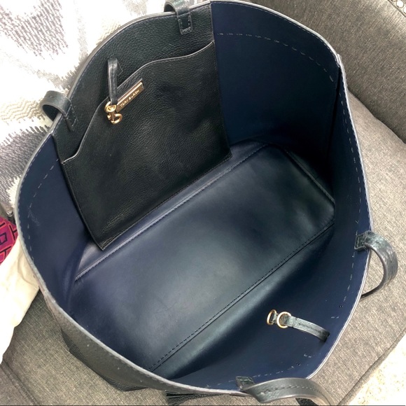 HOST PICK!🔥Tory Burch Tassel Leather Tote Handbag - Picture 11 of 13